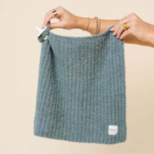 Chenille Blanket - Ocean Blue - Mini/Lovey – Lou Lou & Company