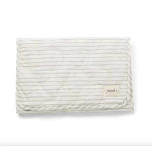 Striped On the Go Portable Changing Pad