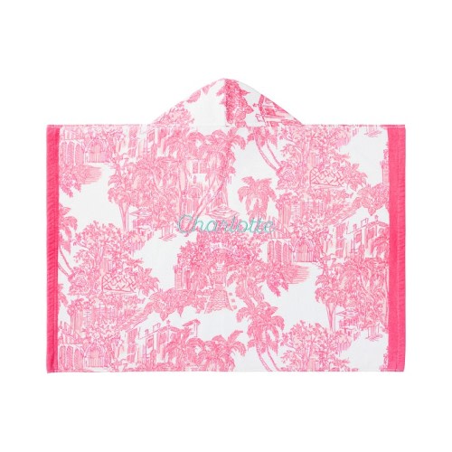 Lilly Pulitzer Resort Anniversary Baby Beach Hooded Towel UPF 50+