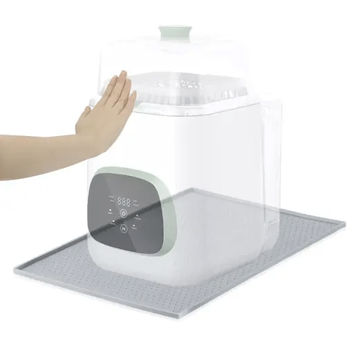 Aieve Bottle Washer Sliding Mat Compatible with Momcozy Bottle Washer, Silicone Mat for Mom Cozy Kleanpal Pro, Sliding Tray Baby Bottles Cleaning Machine Accessories for Grownsy Papablic