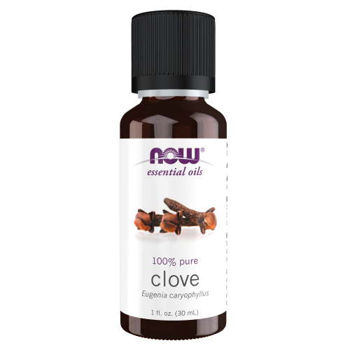 NOW Essential Oils, Clove Oil, Balancing Aromatherapy Scent, Steam Distilled, 100% Pure, Vegan, Child Resistant Cap, 1-Ounce