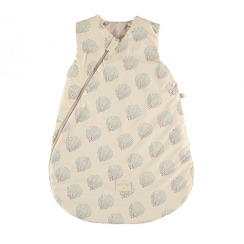 Midseason Warm Sleep Sack - Cream and Blue Gatsby - Size 0-6 Months