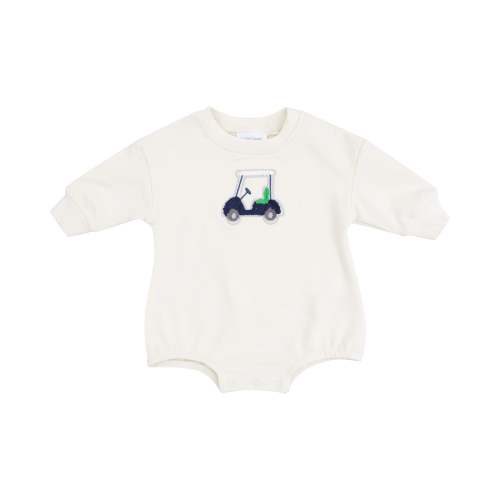 Golf Cart Blue Sweatshirt Bubble