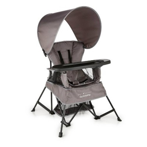 Baby Delight Go With Me Venture Deluxe Portable Chair, Color: Gray