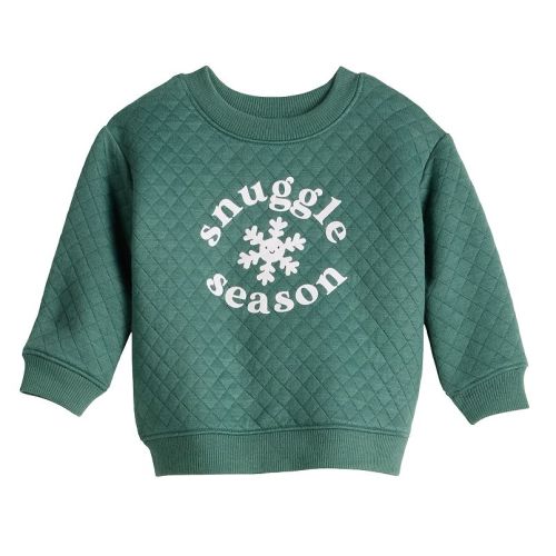 Baby Jumping Beans® Quilted Crewneck Pullover