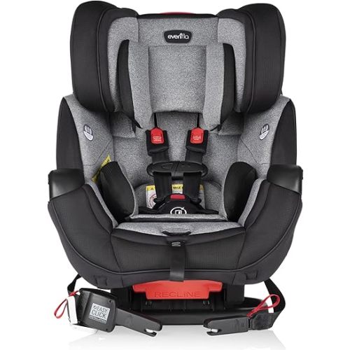 Evenflo Symphony 110lb DLX All-In-One Convertible Car Seat (Ashland Gray)