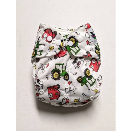 Farm Cloth Diaper - Pocket Cloth Diaper - Cloth Diaper Inserts - Cloth Diaper Pocket - Chicken Baby Clothes - Baby Shower Gift - Cloth Nappy