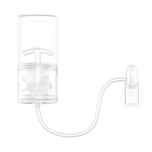 Nasal Aspirator for Baby and Toddler Nose Clearing with Hand Pump and Non-Invasive Tip for Quick, Quiet Suction, Co-Branded with CHIBOJI