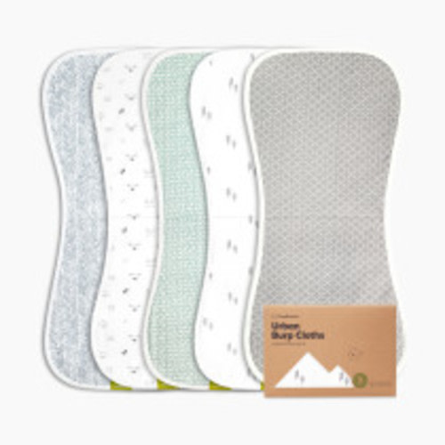 KeaBabies Urban Burp Cloths (5 Pack) - Nordic