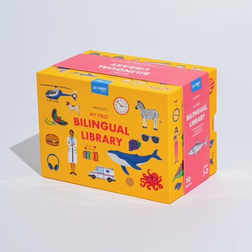 My First Bilingual Library by Mike Alfaro, Gerardo Guillén, Star Press Blue | Astoria Bookshop