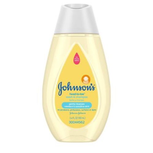 Johnson's Head-to-toe Gentle Baby Body Wash & Shampoo, Travel Size - 3.4 Fl Oz