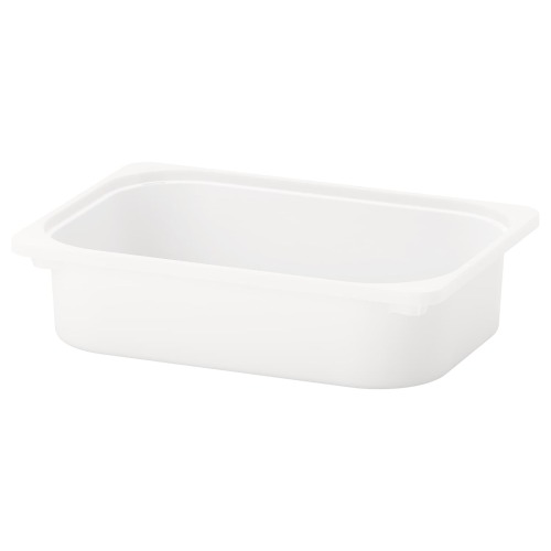 TROFAST Storage box - white 16 ½x11 ¾x4 "