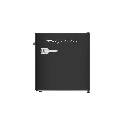 Frigidaire New 1.6 Cu ft Retro Mini Refrigerator with Side Bottle Opener, Black