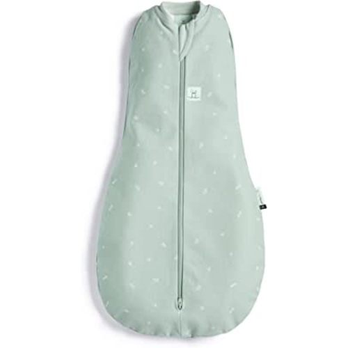 ergoPouch Cocoon Swaddle Sack 1.0 TOG - Baby Sleep Sack, Gentle Snug Fit Helps Calm Startle Reflex, Ideal for Arms In/Out Sleeping, Soft Breathable Fabric for Better Sleep (0-3 Months, Sage)