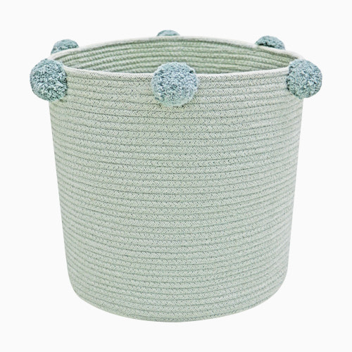 Lorena Canals Cotton Bubbly Basket - Blue Sage
