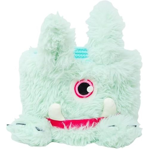 Plush Cartoon Cotton Rope Storage Basket, Cute Decorative Organizer for Home, Soft and Durable Storage Bin for Toys, Sundries, and Home Decor (Green-A)