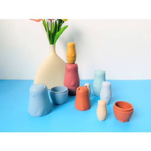 Montessori Toy Set Stackable Toy Matryoshka Doll - Etsy