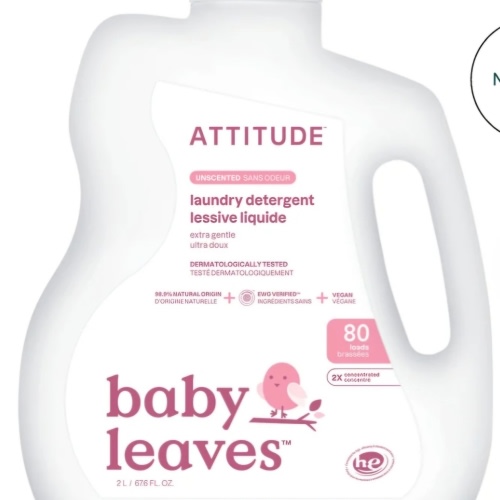 Baby Laundry Detergent - Dermatologically tested & Vegan I ATTITUDE