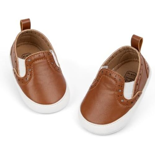 Morbido Infant Baby Boys Girls Canvas Sneaker Toddler Slip On Anti Skid Newborn First Walkers Candy Shoes for 0-18 Months
