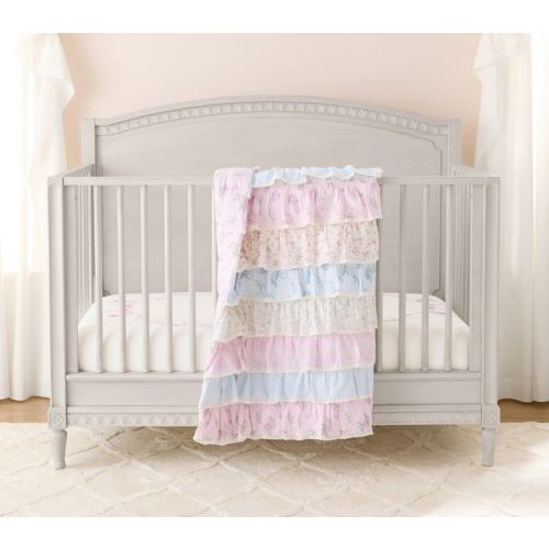 LoveShackFancy Prairie Ruffle Baby Quilt | Pottery Barn Kids