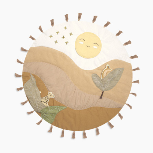 Crane Baby Cotton Quilted Activity Mat - Desert Sunset