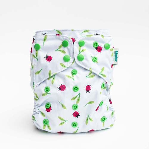 Animals and Insects: Essentials Pocket Cloth Diaper with Athletic Wicking Jersey, Grows with your Baby