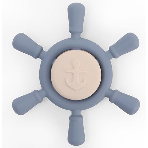 Suction Spinning Toy, Silicone Toddler Sensory Toys for Bath Toys Birthday Gift (Shifting Sand&Tradewinds)