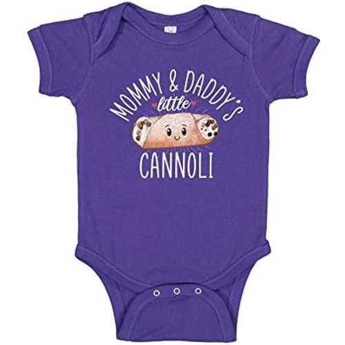 Mommy and Daddy's Little Cannoli Baby Bodysuit One Piece or Toddler Shirt Cute Italian Baby Clothes