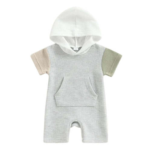 Hooded Waffle Onesie