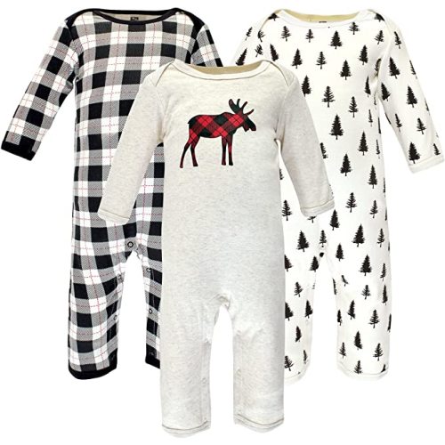 Hudson Baby Unisex Baby Cotton Coveralls - 3-6 Months
