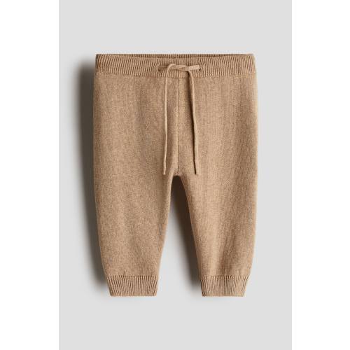 Fine-Knit Cotton Joggers