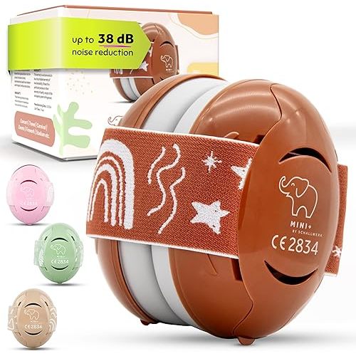 Schallwerk ® Mini+ Baby Ear Muffs – Noise Protection for Babies, Infants, Toddlers – CE & ANSI Certified Headphones