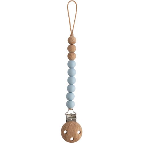 mushie 100% Silicone Baby Pacifier Clip BPA Free | Eva (Cloud)