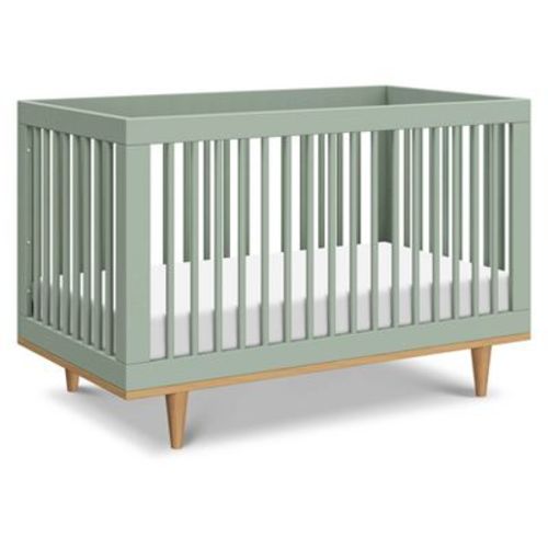 DaVinci Marley 3-In-1 Convertible Crib - Light Sage & Honey