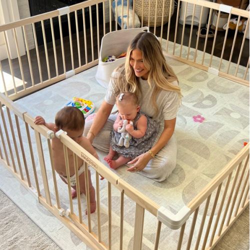HARPPA Baby Gate Playpen Baby Fence for Babies and Toddlers