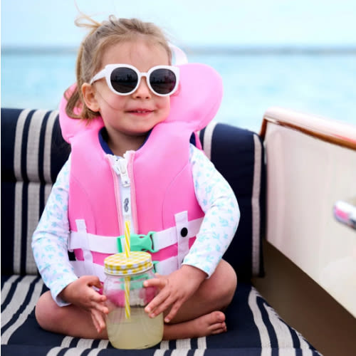 Pink USCG Infant Life Jacket – Line + Cleat