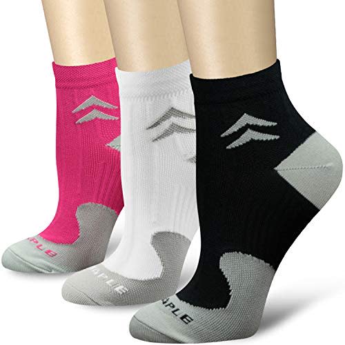 CHARMKING Compression Socks for Women & Men Circulation 15-20 mmHg is Best for Athletic Running Cycling Nurse Daily Wear
