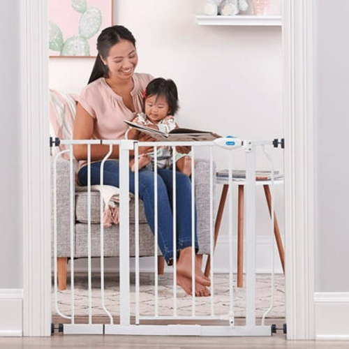 "Regalo Safety Gate with Walk Through Door - Extra Wide 29""-38.5"" for Children Aged 6 to 24 Months"