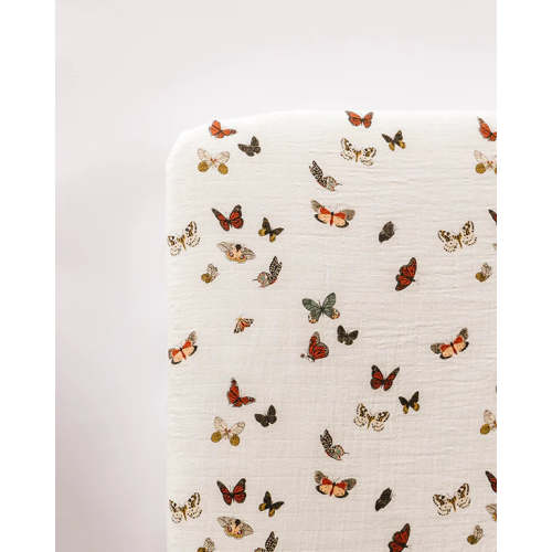 Clementine Kids Butterfly Migration Crib Sheet