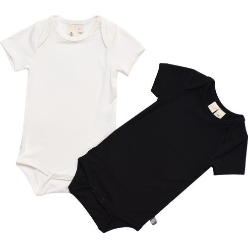 Baby Assorted 2-Pack Bodysuits, 6-12M, Cloud/ Midnight