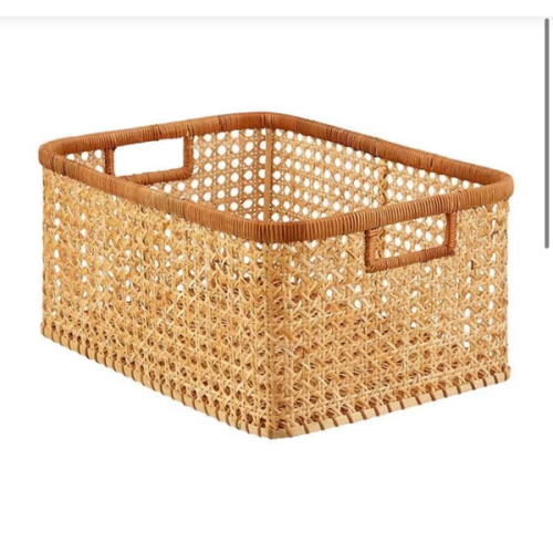 Albany Cane Rattan Bins | The Container Store