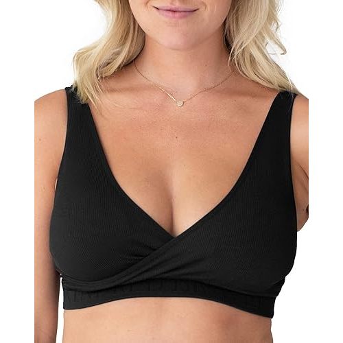 Kindred Bravely Sublime Adjustable Crossover Nursing Bra for Breastfeeding | Wireless Maternity