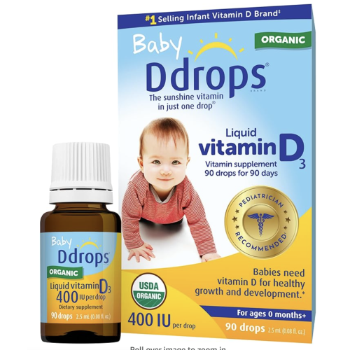 Ddrops Organic Baby Vitamin D Drops