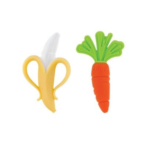 Nuby Nana Nubs And Carrot Teether Combo - 2pc