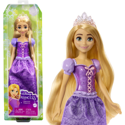 Disney Princess Rapunzel Fashion Doll with Long Blond Hair, Tiara Accessory & Removable Outfit