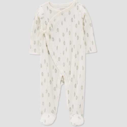 Carter's Just One You® Baby Footed Pajama - Green, Size: Newborn
