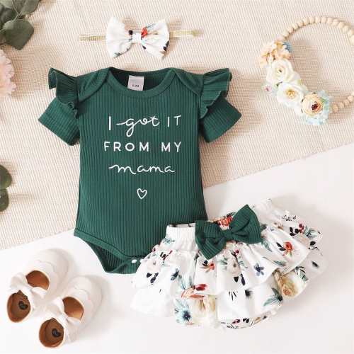 Adorable Floral Baby Outfit - Momorii
