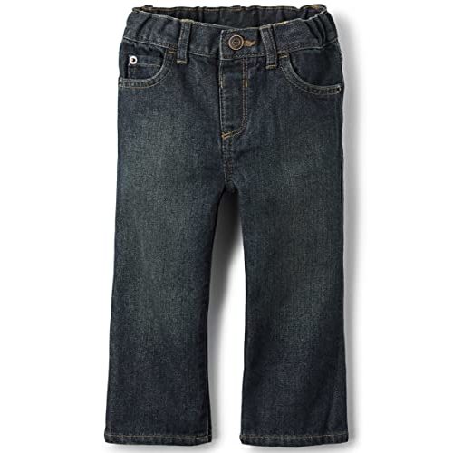 The Children's Place Baby and Toddler Boys' Basic Bootcut Jeans