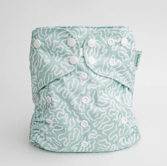 Abstract: Essentials Pocket Cloth Diaper with Athletic Wicking Jersey, Grows with your Baby