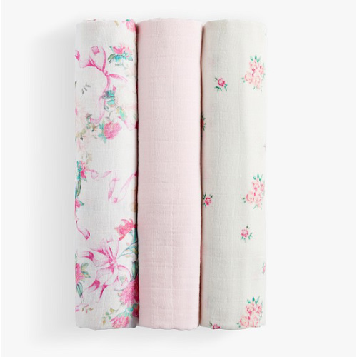 LoveShackFancy Muslin Swaddle Set | Pottery Barn Kids